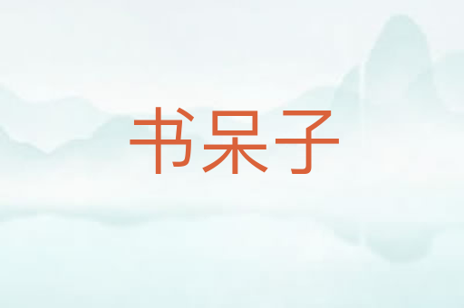 书呆子