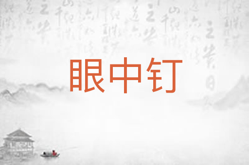眼中钉