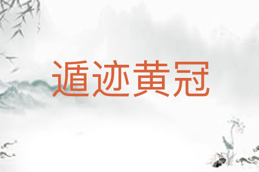 遁迹黄冠