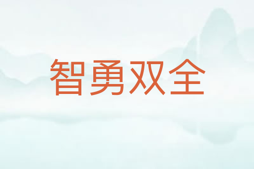 智勇双全