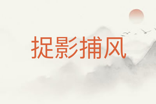 捉影捕风