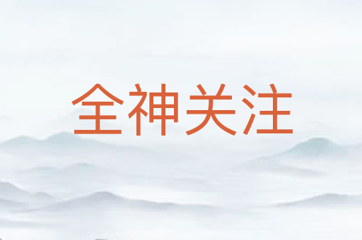 全神关注
