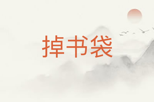 掉书袋