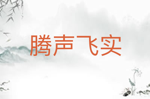 腾声飞实