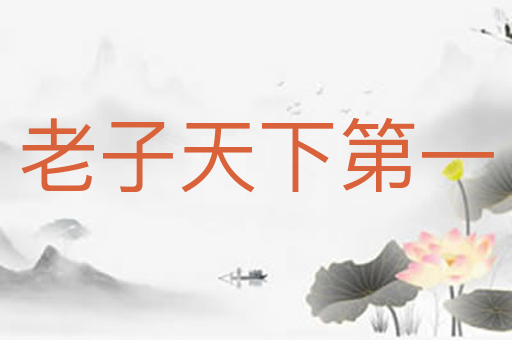 老子天下第一