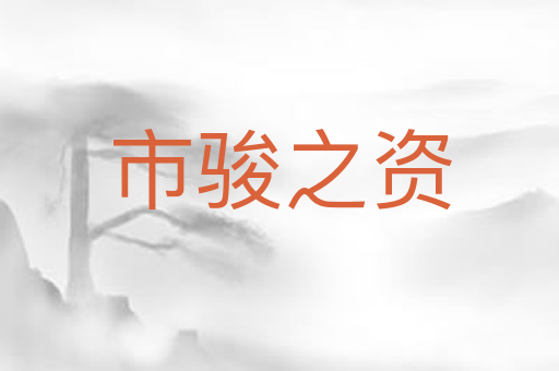 市骏之资