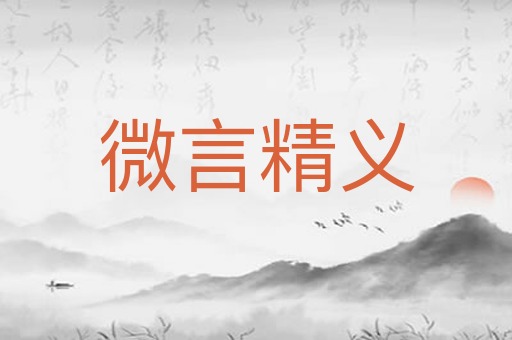 微言精义