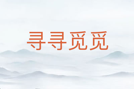 寻寻觅觅