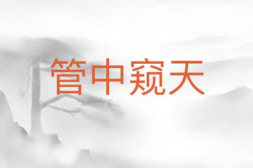 管中窥天