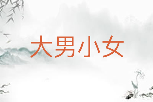 大男小女