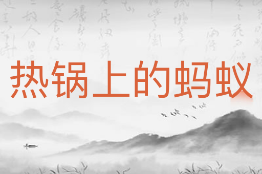 热锅上的蚂蚁