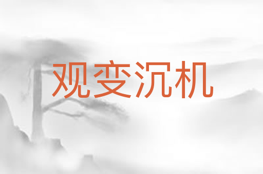 观变沉机