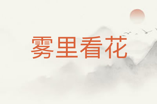 雾里看花