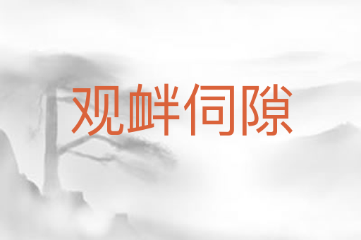 观衅伺隙