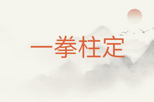 一拳柱定