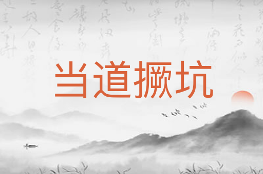 当道撅坑