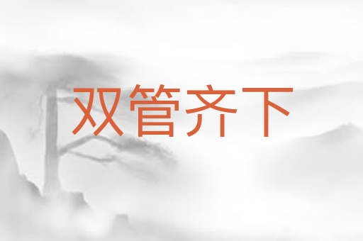双管齐下