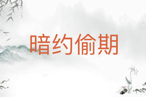 暗约偷期