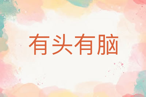 有头有脑