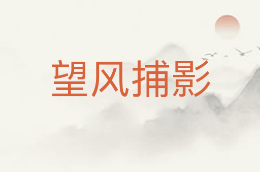 望风捕影