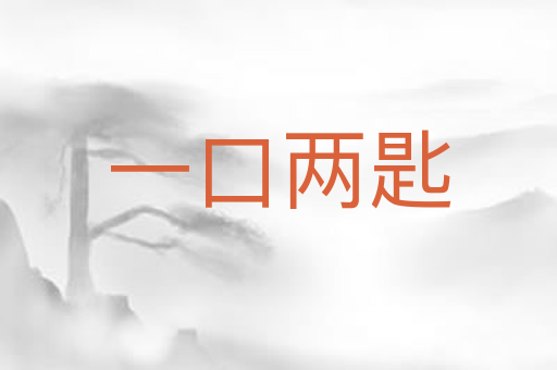 一口两匙