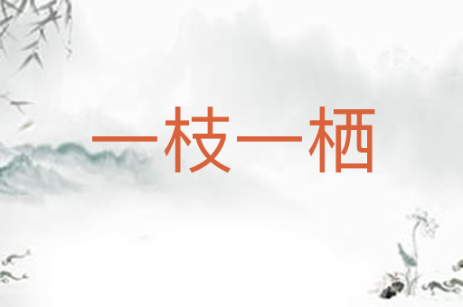 一枝一栖