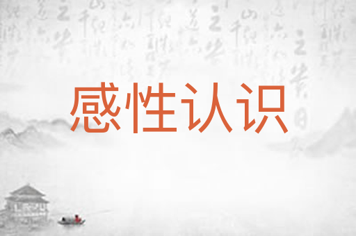 感性认识