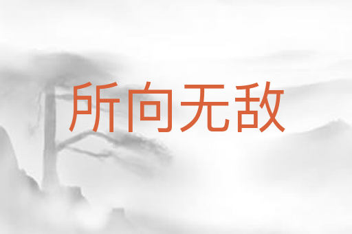 所向无敌