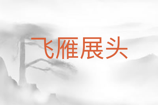 飞雁展头