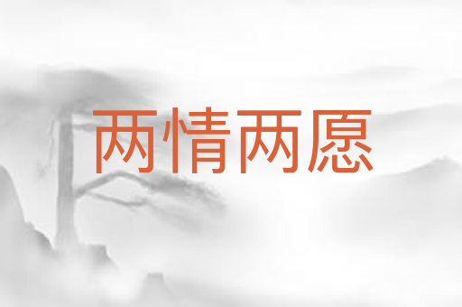 两情两愿