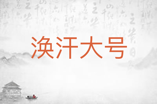 涣汗大号