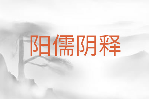 阳儒阴释
