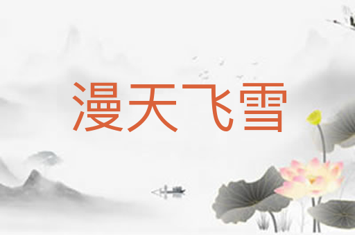 漫天飞雪
