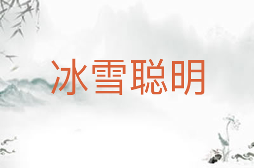 冰雪聪明