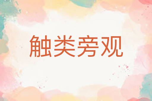 触类旁观