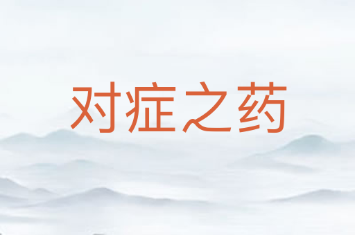对症之药