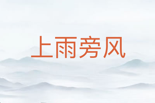 上雨旁风