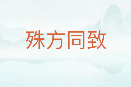 殊方同致
