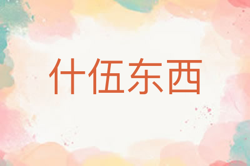 什伍东西