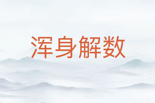 浑身解数