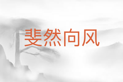 斐然向风
