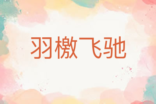 羽檄飞驰