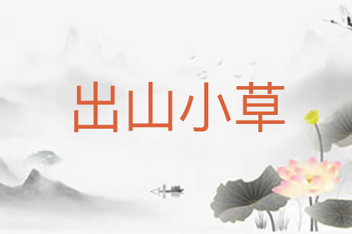 出山小草