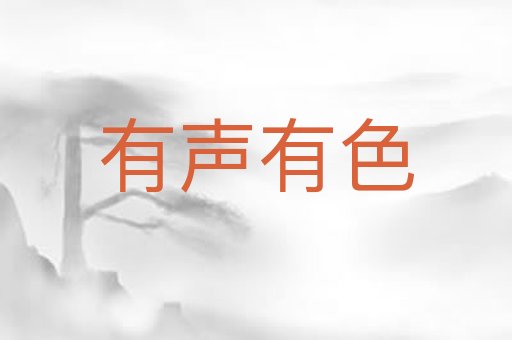 有声有色