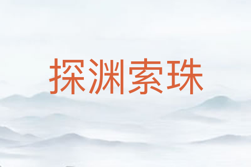 探渊索珠