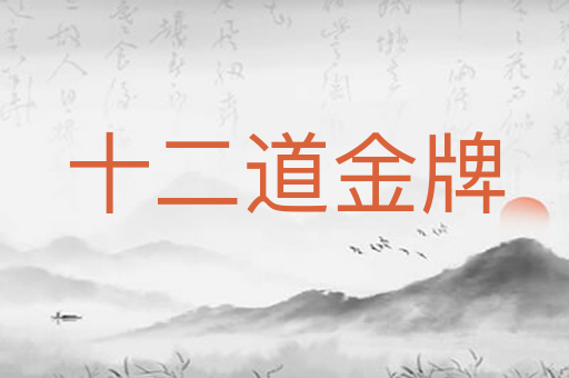 十二道金牌
