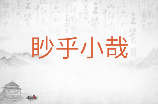 眇乎小哉