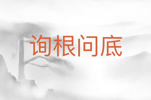 询根问底