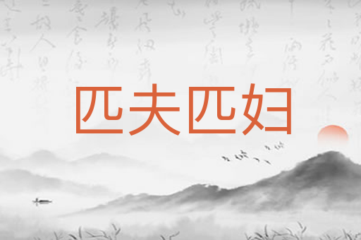 匹夫匹妇