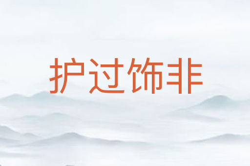 护过饰非